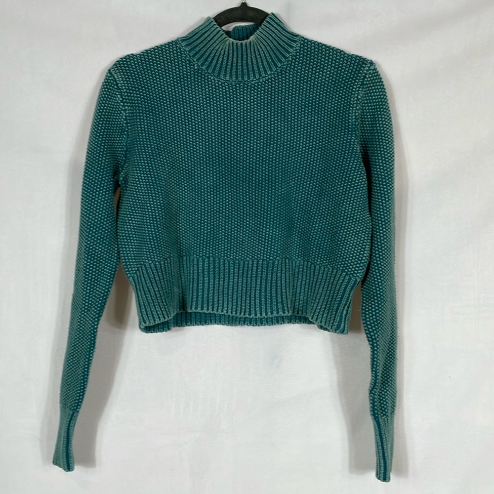 PACSUN Kendall & Kylie Sweater Size S NWT Green 100% Cotton